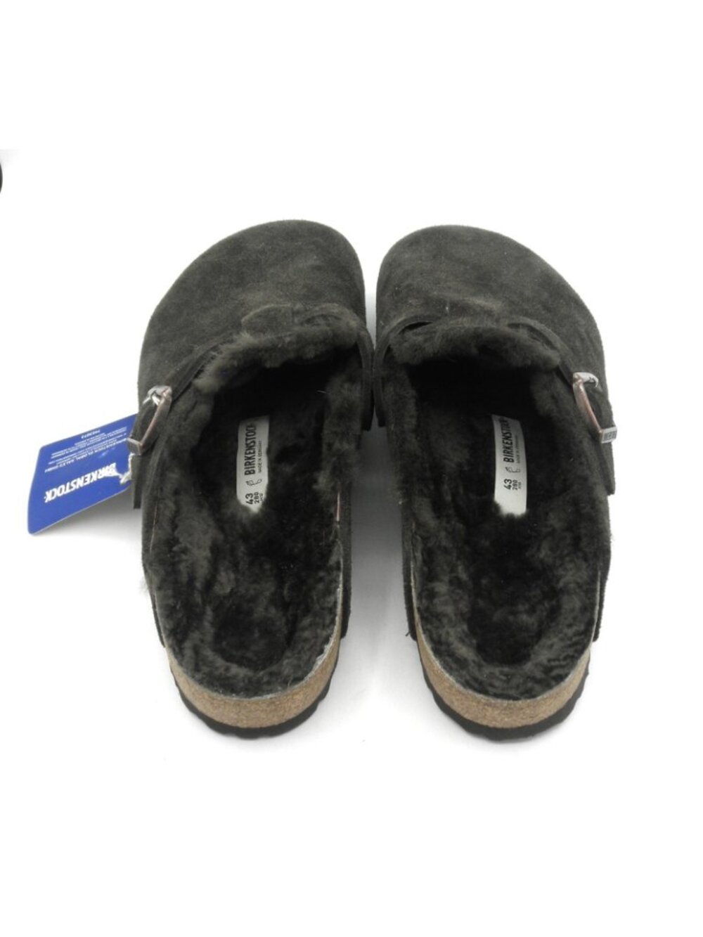 NEW BIRKENSTOCK Boston VL/ Shearling Suede MOCHA (1020567) Men's US 10 EU43 UK 9 - Picture 4 of 7